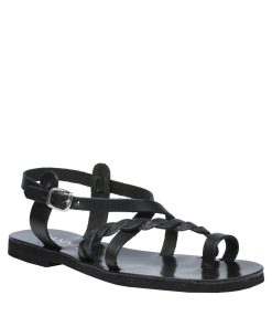 Flats δέρμα Μαύρο Ελληνικής Κατασκευής 30G-MR
