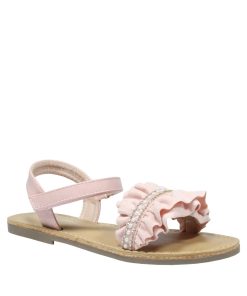 Flats με Strass και Αυτοκόλλητο Ροζ 31-36 Jianni di kappa 759-1-RZ