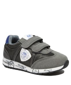 Sneakers με Αυτοκόλλητα Γκρι 25-36 B1910-GR