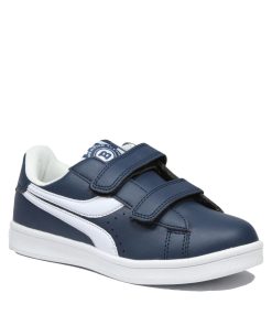 Sneakers με Αυτοκόλλητα Μπλε 31-36 B5969-ML
