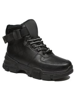 Sneaker Μποτάκι Μαύρο Ματ. SN-159-MR