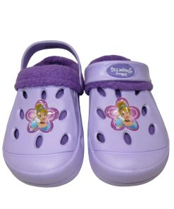 Παντοφλάκια Crocs με Επένδυση Μωβ 28-35 Princess Disney S18416-MV