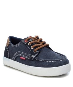 Πάνινα Παπούτσια Μπλέ με Camel Λεπτομέρειες 28-38 Xti.57035-ML