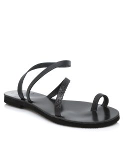 Flats Μαύρο Δέρμα Jianni di kappa 329G-MR
