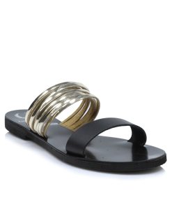 Flats Δέρμα Μαύρο Ελληνικής Κατασκευής 360-D/L-MR