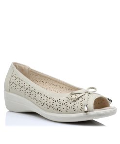 Peep toe Comfort Μπεζ Ματ Jianni di kappa CL-676-MZ