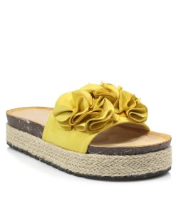 Flatforms Ανατομικό Κίτρινο Καστόρι Jianni di kappa FLF-310-KT