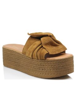 Flatforms Δερμάτινα Ταμπά Καστόρι Ελληνικής Κατασκευής FLF-6581-K-TM