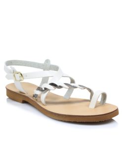 Σανδάλια Flats Δέρμα Λευκό Jianni di kappa 30L-LF