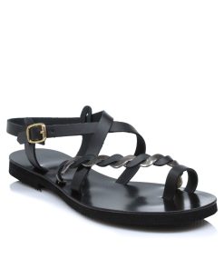 Σανδάλια Flats Δέρμα Μαύρο Jianni di kappa 30-L-MR