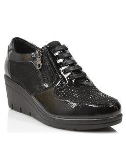 Sneakers Comfort με κορδόνια και Φερμουάρ Jianni di kappa 962-SN-MR