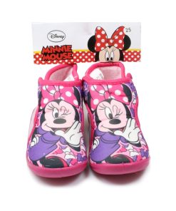 Παντοφλάκια με Αυτοκόλλητα Φούξιαι 20-27 Minnie DISNEY S18318-FX