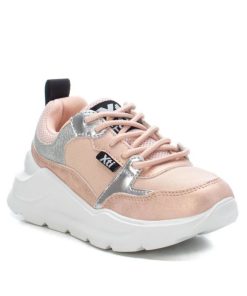 Sneakers με Μεταλιζέ Λεπτομέρειες Ροζ 31-38 ΧΤΙ 57480-SN-RZ