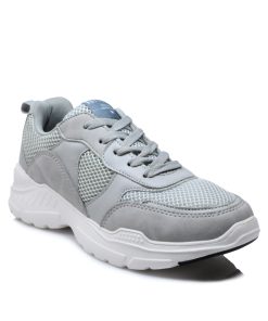 Casual με Κορδόνια Γκρι Bottesini 739302-GR