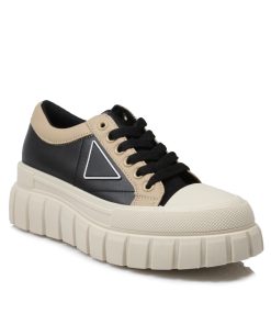 Sneakers με Κορδόνια Μαύρο Jianni di kappa 214-SN-MR