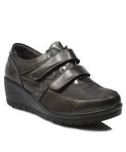 Sneakers Ανατομικά Γκρι με Αυτοκόλλητα Jianni di kappa 210-SN-GR