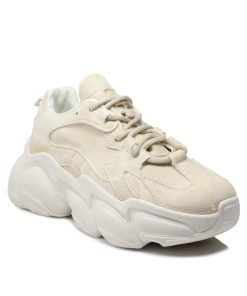 Sneakers Μπεζ Σουέτ Jianni di kappa 89-SN-MZ