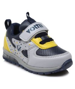 Sneakers Γκρι με Αυτοκόλητο και Λάστιχα Jianni di kappa 1315-GR