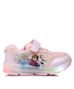Sneakers Frozen με Αυτοκόλητο Ροζ 25-35 2063-RZ