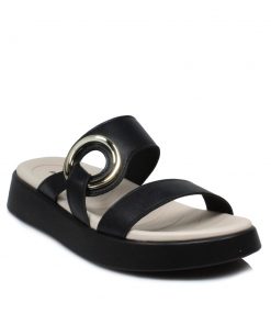 Παντόφλες Ανατομικές με Memory Foam Μαύρες Piccadilly 600864-MR