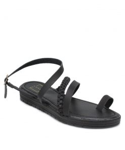 Πέδιλα με Λουράκια Μαύρο Lohan SS11-MR