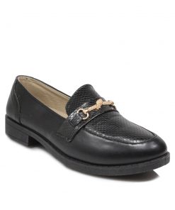Μοκασίνια Ανατομικά Μαύρα με Memory Foam Vegan Jianni di k 516-MK-MR