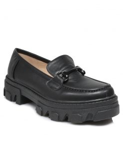 Loafers Μαύρα με Διακοσμητικό Jianni di K 7011-LF-MR
