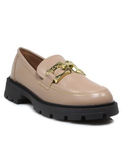 Loafers Μπεζ με διακοσμητικό Jianni di k 802-LF-MZ