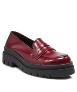 Loafers Μαύρο Σπαστό Λουστρίνι Jianni di k 017-LF-MD