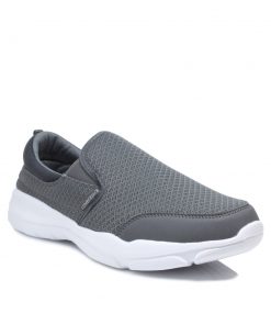 Slip on Lumberjack με Memory Foam Γκρι SMA9402001-SN-GR