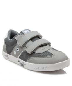 Sneakers με Αυτοκόλλητα Γκρι 28-35 ΧΤΙ 57442-GR