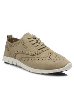 Sneakers Miccrofiber με Κορδόνια Camel Jianni d kapa ED-1480-CM