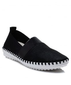 Sneakers Microfiber Ανατομικά με Μαύρα Jianni d kapa GC-1913-MR