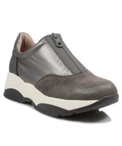 Sneakers Ανατομικά με Φερμουάρ Γκρι Jianni d kapa 0309-SN-GR