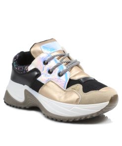 Sneakers σε Συνδυασμό Υλικών Χαλκός Jianni d kapa 2333-SN-XL