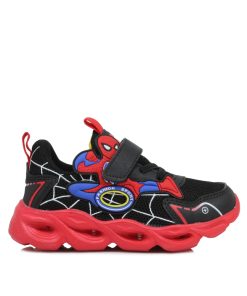 Sneakers με Αυτοκόλλητο Spiderman Κόκκινο 25-30 5320-SN-KN