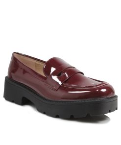 Loafers Μπορντό Λουστρίνι Χειροποίητα Jianni d kapa 5531-LF-MD