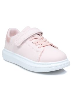 Sneakers με Αυτοκόλητα Ροζ 26-37 1-8-SN-RZ