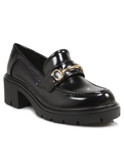 Loafers με Διακοσμητικό Μαύρα Jianni d kapa 5418-LF-MR