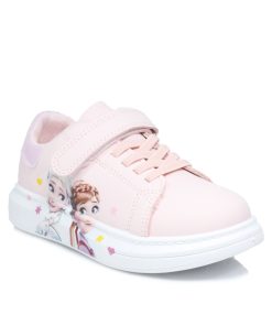 Sneakers Frozen με Αυτοκόλητα Ροζ 26-37 6-1-SN-RZ