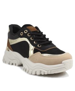 Sneakers Μαύρα με Διακοσμητικό Jianni d kapa 777-SN-MR