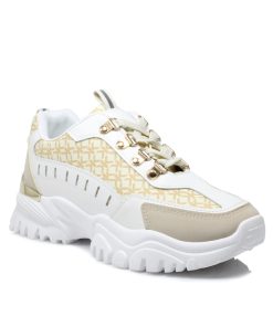 Sneakers Μπεζ σε Συνδυασμό υλικών Jk 8212-SN-MZ