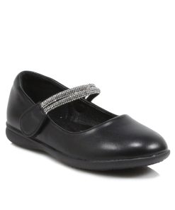 Μπαλαρίνες με Strass Μπαρέτα Μαύρες 20-36 JIANNI D KAPA 027D-MPL-MR