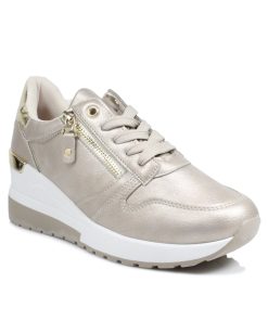 Sneakers με Memory Foam Ατσαλί Jianni d kapa 07A-SN-AT