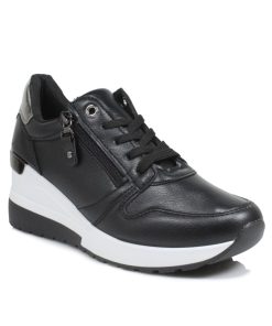 Sneakers με Memory Foam Μαύρα Jianni d kapa 07A-SN-MR