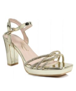 Πέδιλα με Φιάπα και Strass Jianni d kapa Χρυσά 7986-PD-XS